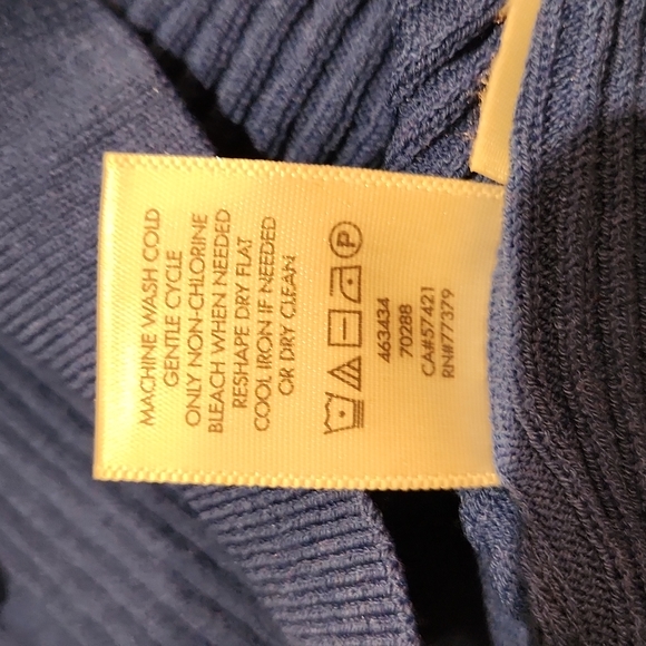 Ann Taylor Ribbed Ruffle Cuff Crew Neck Sweater - Picture 11 of 11